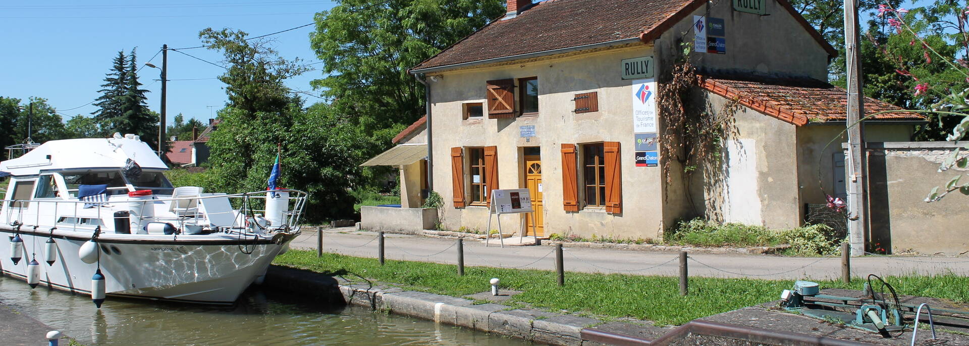 Voie bleue Canal du Centre Rully